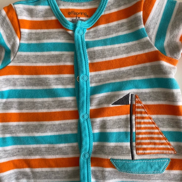 5 for $20 Offspring stripe sleeper 3 months - Picture 4 of 6